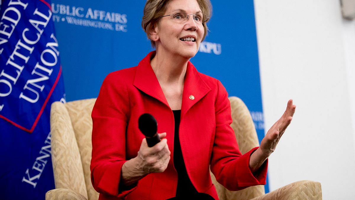 美國民主黨麻州聯邦參議員華倫(Elizabeth Warren)(AP) 美國民主黨麻州聯邦參議員華倫(Elizabeth Warren)(AP)