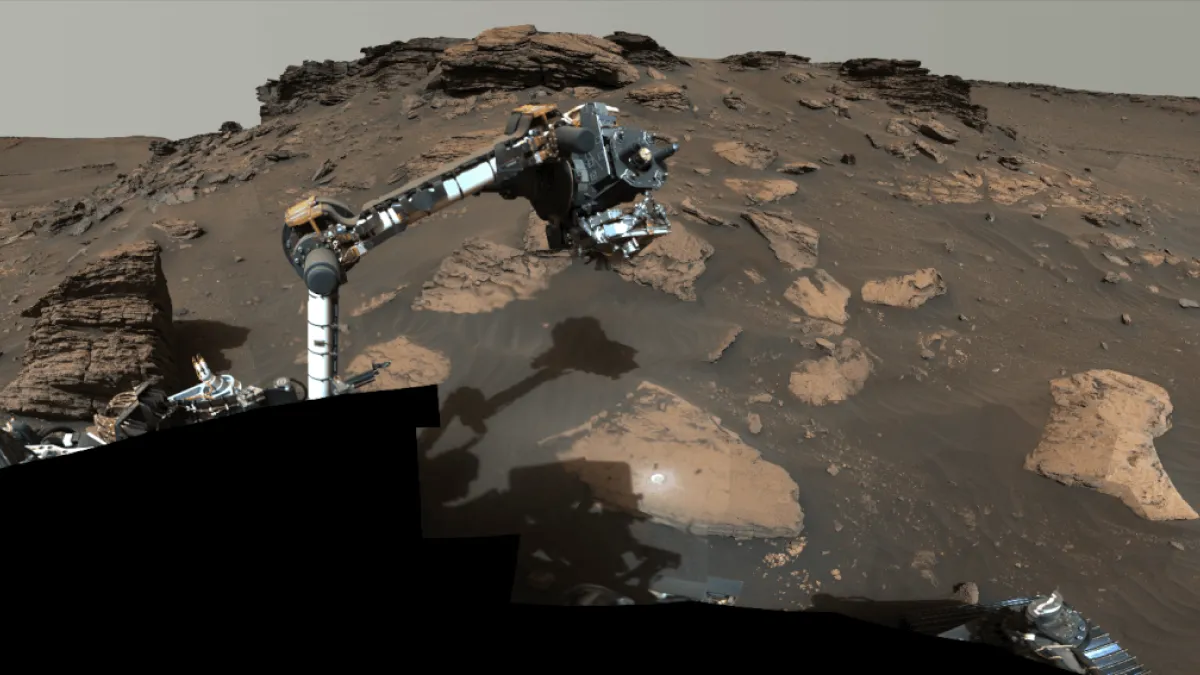 美國航太總署(NASA)火星探測器「毅力號」探測到迄今為止濃度最高的有機分子。(取自NASA)