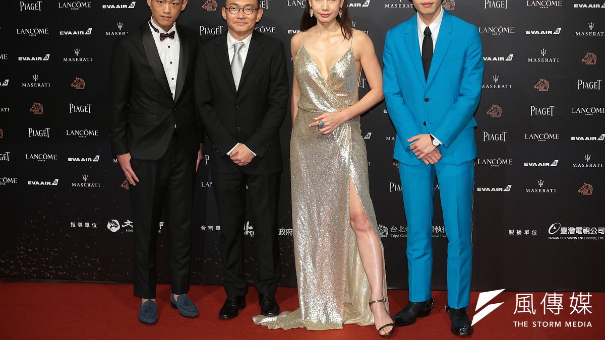 第55屆金馬獎星光大道上,《幸福城市》劇組全員氣勢非凡。(顏麟宇攝) 第55屆金馬獎星光大道上,《幸福城市》劇組全員氣勢非凡。(顏麟宇攝)