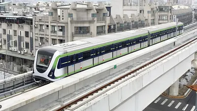 台中捷運綠線預計年底正式通車,台中捷運公司訂定前5公里20元起跳,單程最多50元。(資料照,台中市政府交通局提供)