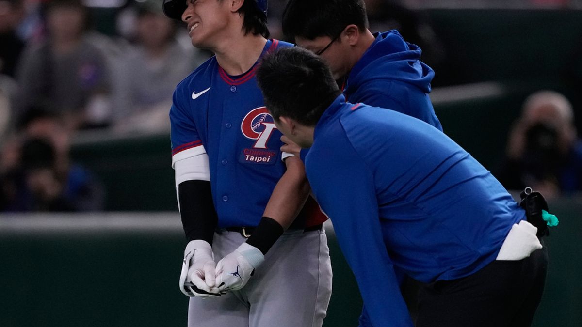 2026經典賽WBC/台灣隊長陳傑憲「傷勢曝光」!遭觸身球打中手指,隊醫證實最新傷況