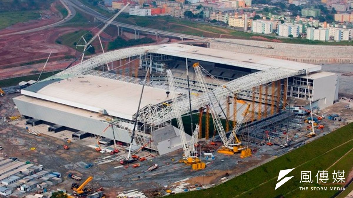 位於聖保羅的伊塔克拉奧體育館還在加緊趕工(美聯社) 位於聖保羅的伊塔克拉奧體育館還在加緊趕工(美聯社)