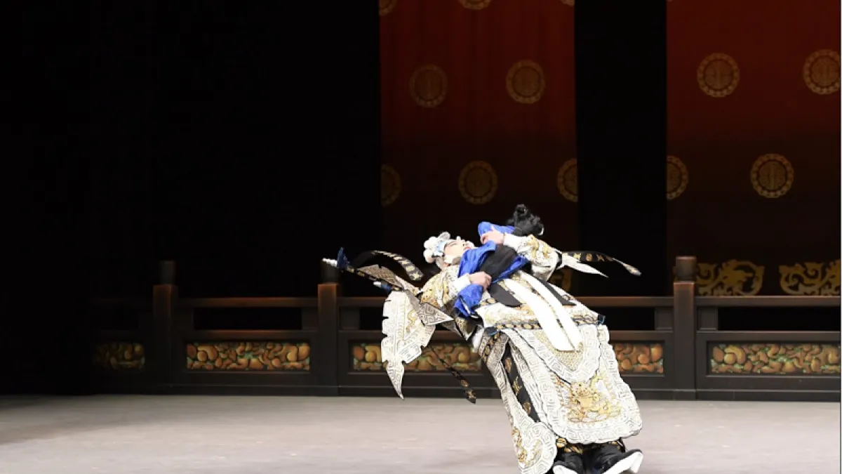 《戰冀州》飾演馬超的李家德(如圖),在《長坂坡》飾演文聘(國光劇團提供)
