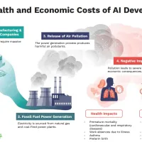 How AI chip manufacturing turns into air pollution — and a public health bill.(Provided by Taiwan Greenpeace) How AI chip manufacturing turns into air pollution — and a public health bill.(Provided by Taiwan Greenpeace)