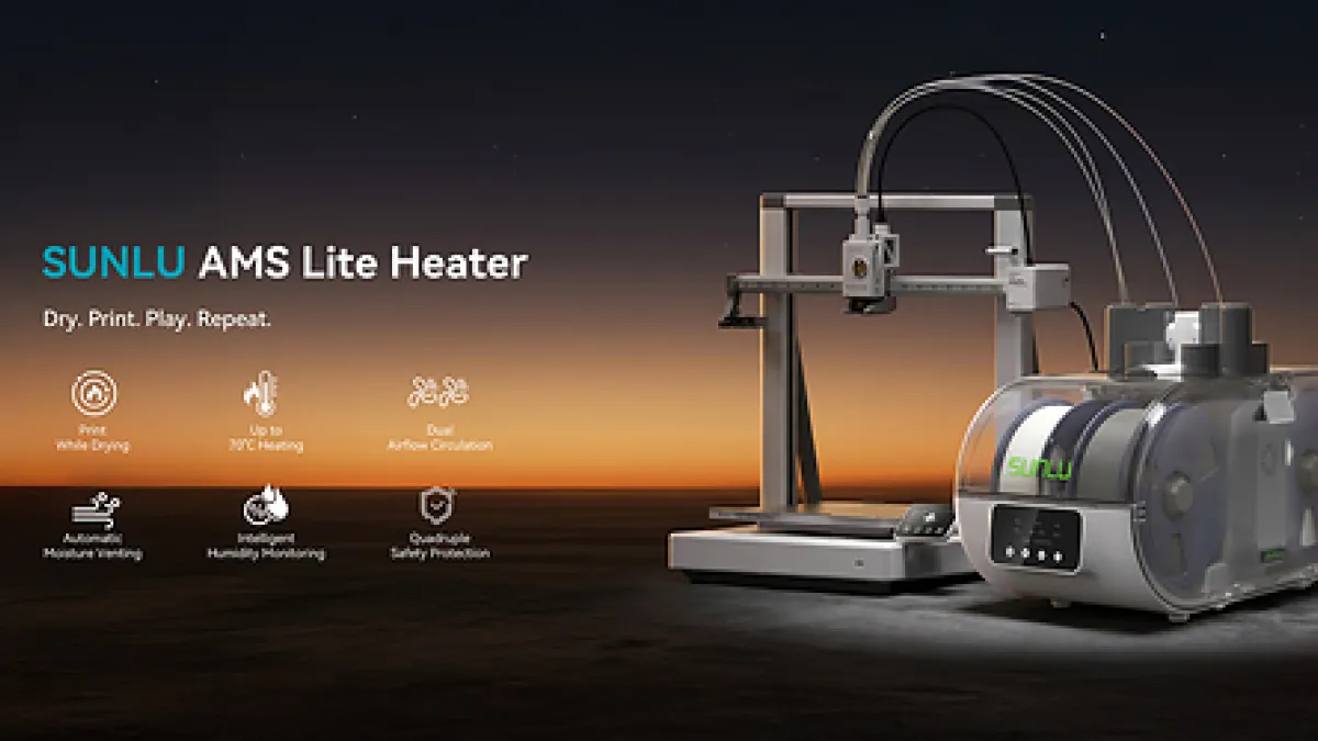 SUNLU Unveils AMS Lite Heater and Expands US Factory for 13th Anniversary