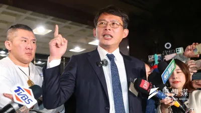 民眾黨總召黃國昌質疑北檢起訴全無證據。(顏麟宇攝)