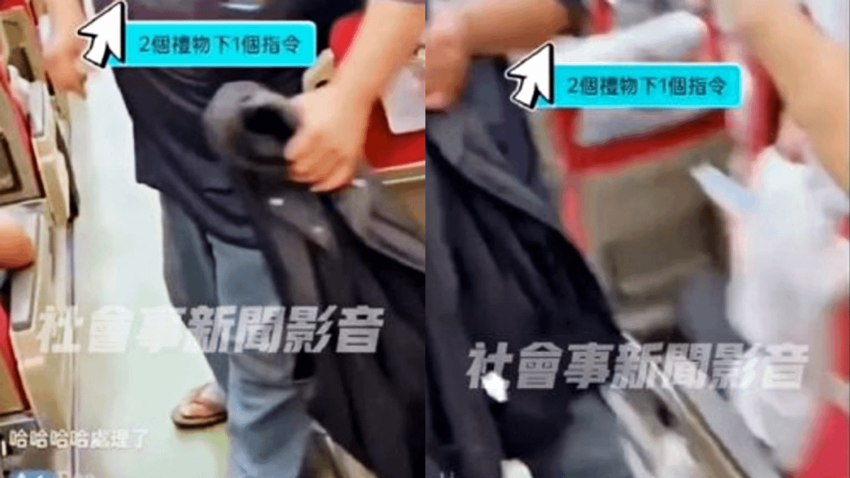 台南市第一選區立委候選人蔡承攸大聲直播遭制止後,感到相當不滿,對勸阻乘客噴灑辣椒水。(圖/翻攝自社會事新聞影音) 台南市第一選區立委候選人蔡承攸大聲直播遭制止後,感到相當不滿,對勸阻乘客噴灑辣椒水。(圖/翻攝自社會事新聞影音)