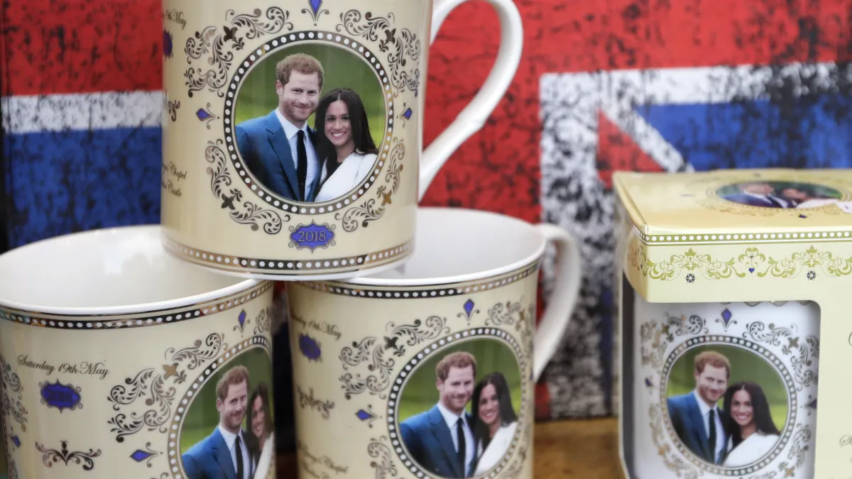 英國哈利王子與未婚妻梅根將於5月19日舉行婚禮(美聯社)