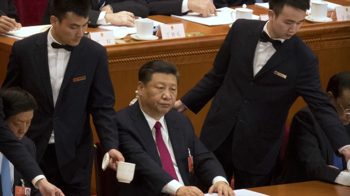 中國最高領導人習近平,可望在國家主席任期制取消之後終身執政(AP)