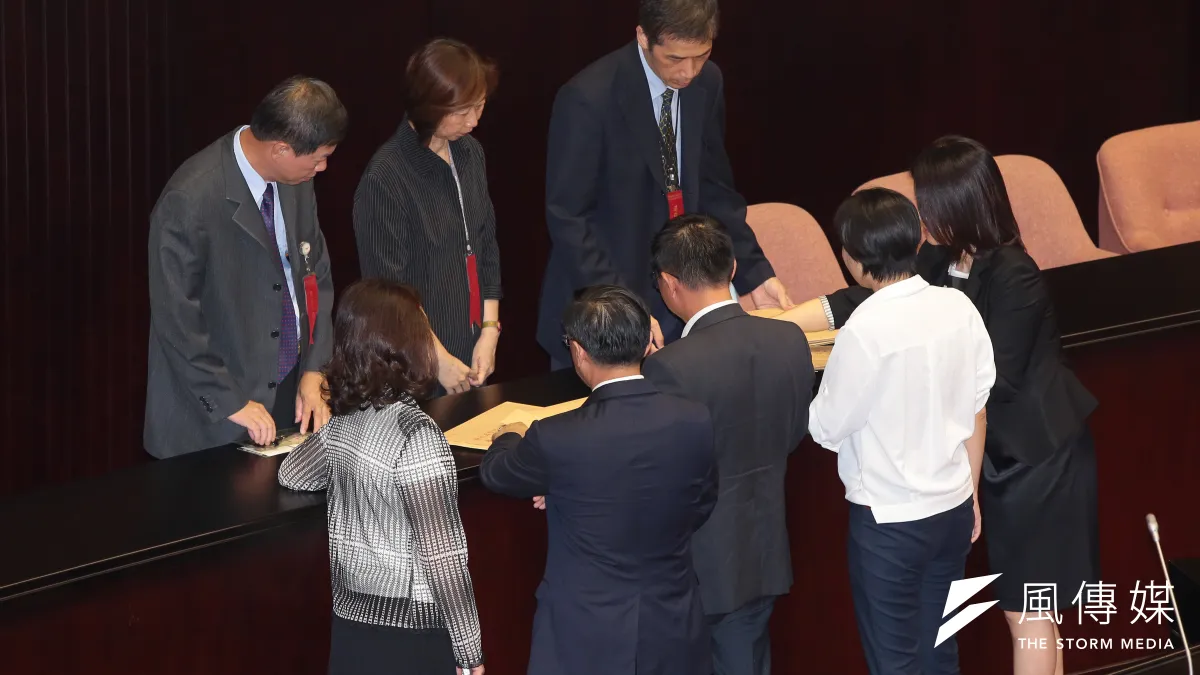 立法院5日針對國家通訊傳播委員會(NCC)人事同意權進行投票。(顏麟宇攝)