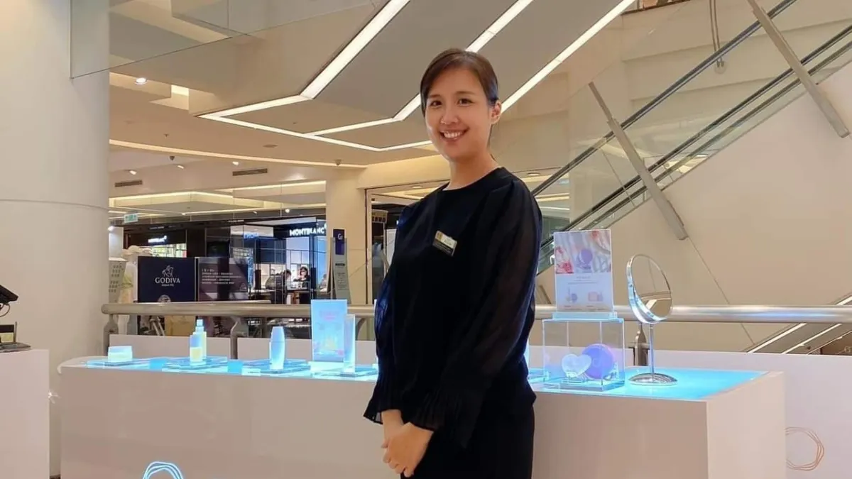 劉姿蘭藉由桃竹苗分署創業鳳凰貸款,成功創立個人保養品牌。(圖/勞動力發展署桃竹苗分署提供)