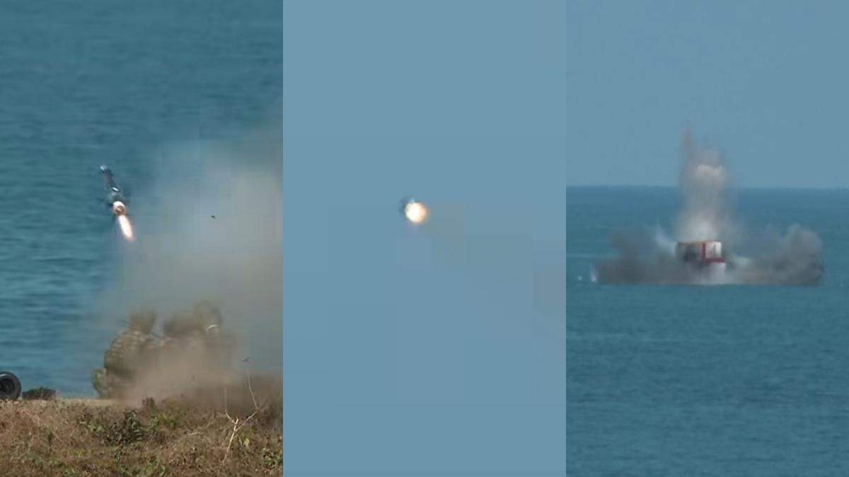 國軍標槍飛彈發射就消失被酸「實彈演戲」 軍事粉專揭真相:攝影設備追不上
