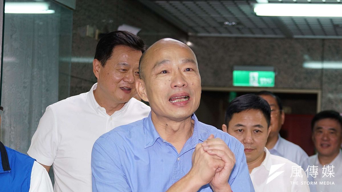 20190715-國民黨總統初選結果公佈記者會,高雄市長韓國瑜大勝。(盧逸峰攝) 20190715-國民黨總統初選結果公佈記者會,高雄市長韓國瑜大勝。(盧逸峰攝)