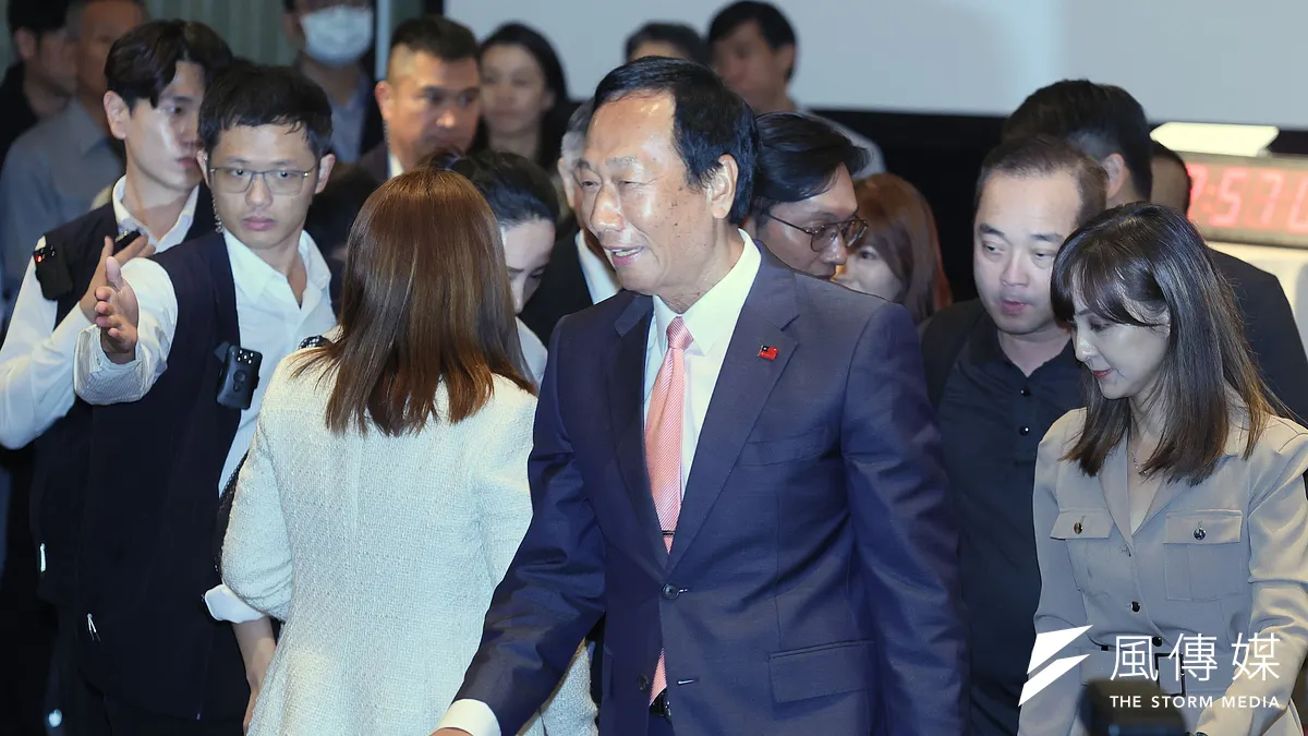 不只柯文哲、侯友宜陣營有強硬派,鴻海創辦人郭台銘( 見圖)背後也有主戰女將。(柯承惠攝)