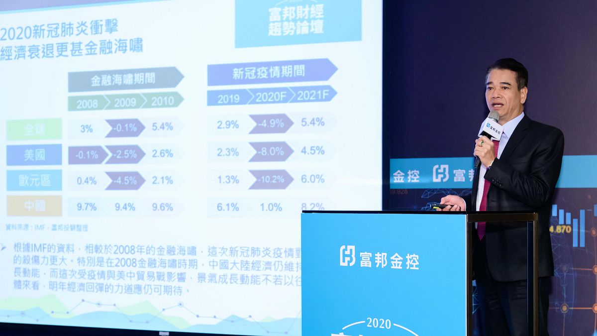 富邦投顧董事長蕭乾祥指出,下半年台股加權指數有望突破12682的歷史高點,挑戰12800。(圖/富邦金控提供) 富邦投顧董事長蕭乾祥指出,下半年台股加權指數有望突破12682的歷史高點,挑戰12800。(圖/富邦金控提供)