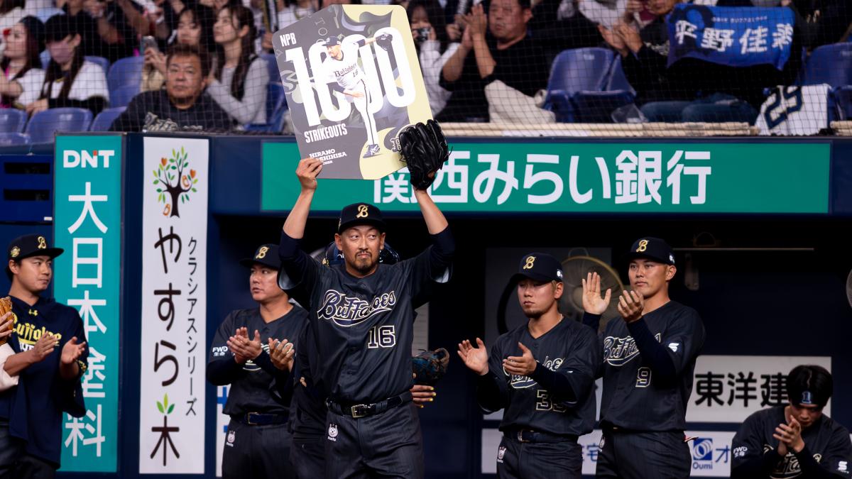 【オリックス】平野佳寿が通算1000奪三振達成!プロ21年目、コーチ兼任で史上160人目の快挙 | 丁勤紜(テイ・キンウン) | ニュース ...
