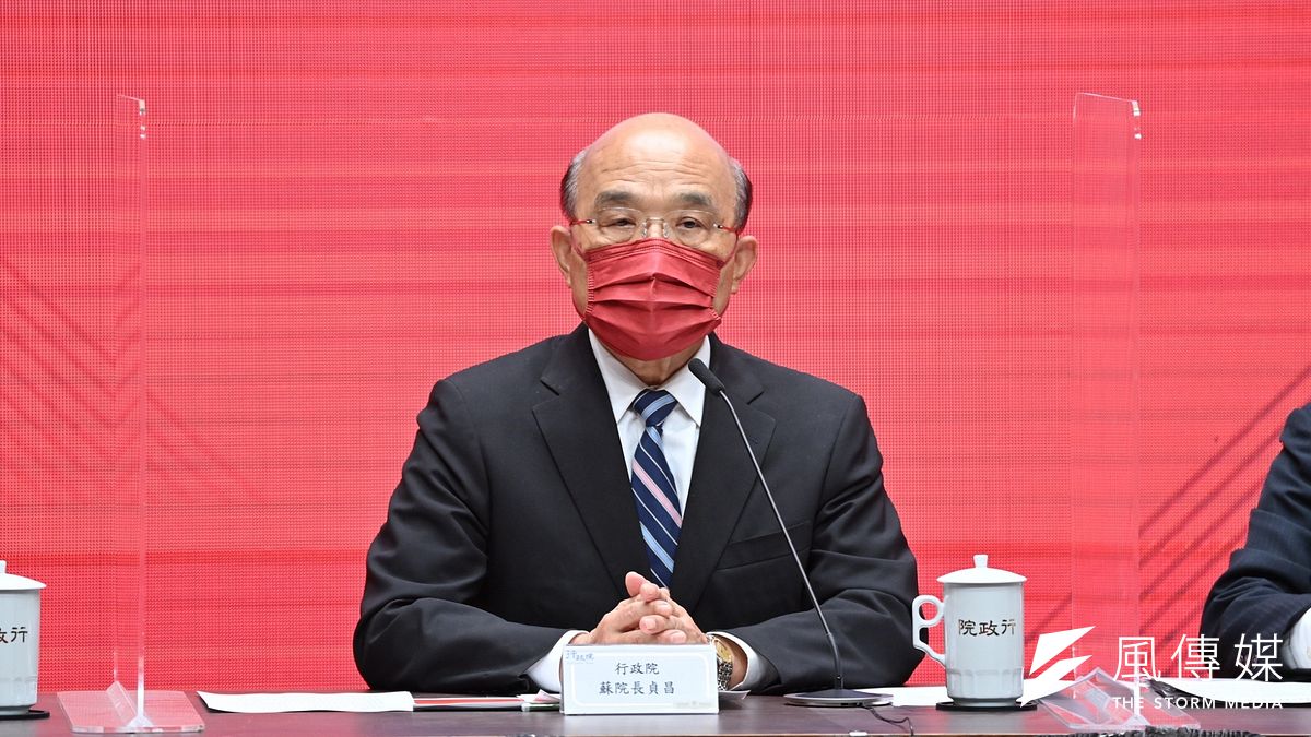 行政院長蘇貞昌8日表示,目前台灣共取得211萬劑進口疫苗,8月底前將有1千萬劑疫苗到位。(資料照,行政院提供) 行政院長蘇貞昌8日表示,目前台灣共取得211萬劑進口疫苗,8月底前將有1千萬劑疫苗到位。(資料照,行政院提供)