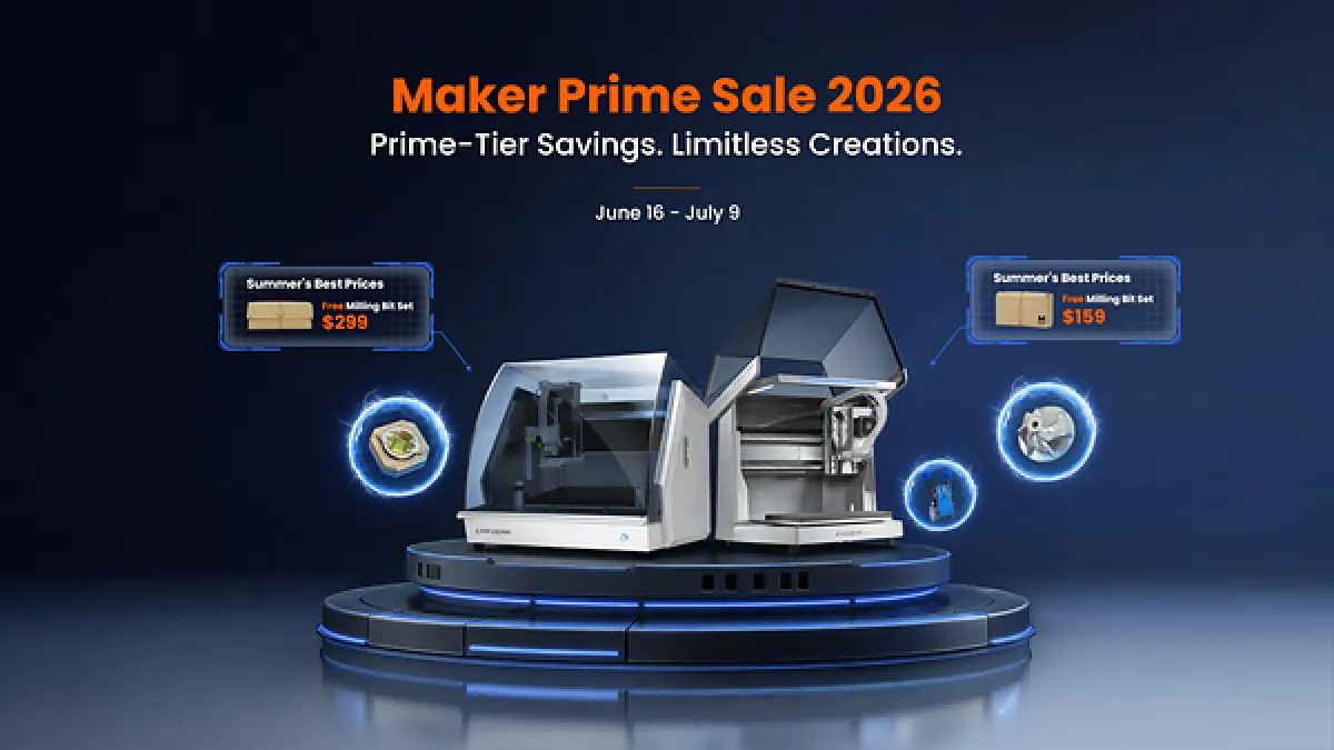 Makera Launches Maker Prime Sale with the Biggest Summer Savings on Desktop CNC Machines