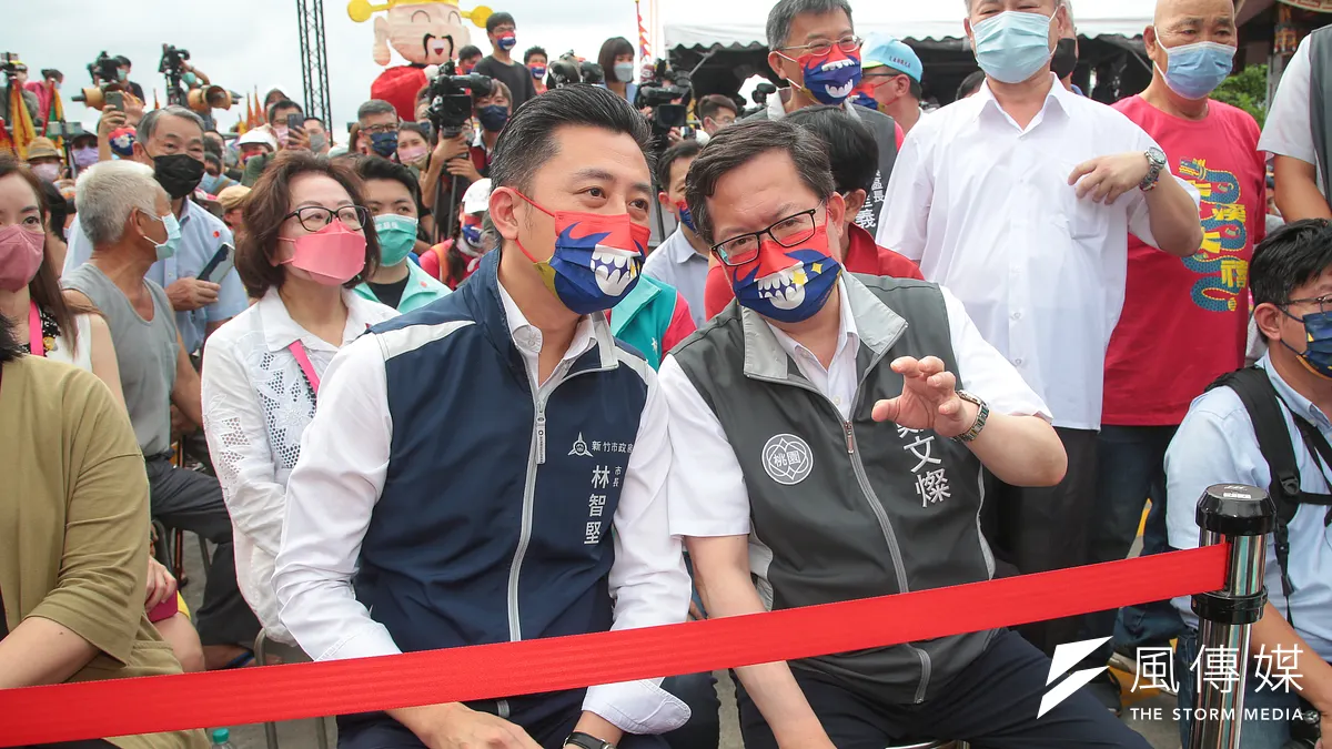 新竹市長林智堅被民進黨提名參選桃園市長,盼接續現任桃園市長鄭文燦的執政。(資料照,顏麟宇攝)