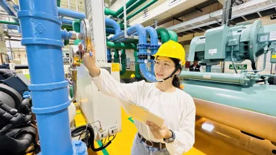 生技系畢業的黃欣瑜報名桃分署職訓學冷凍空調,成功轉職冷凍空調設計工程師。(圖/勞動力發展署桃竹苗分署提供)