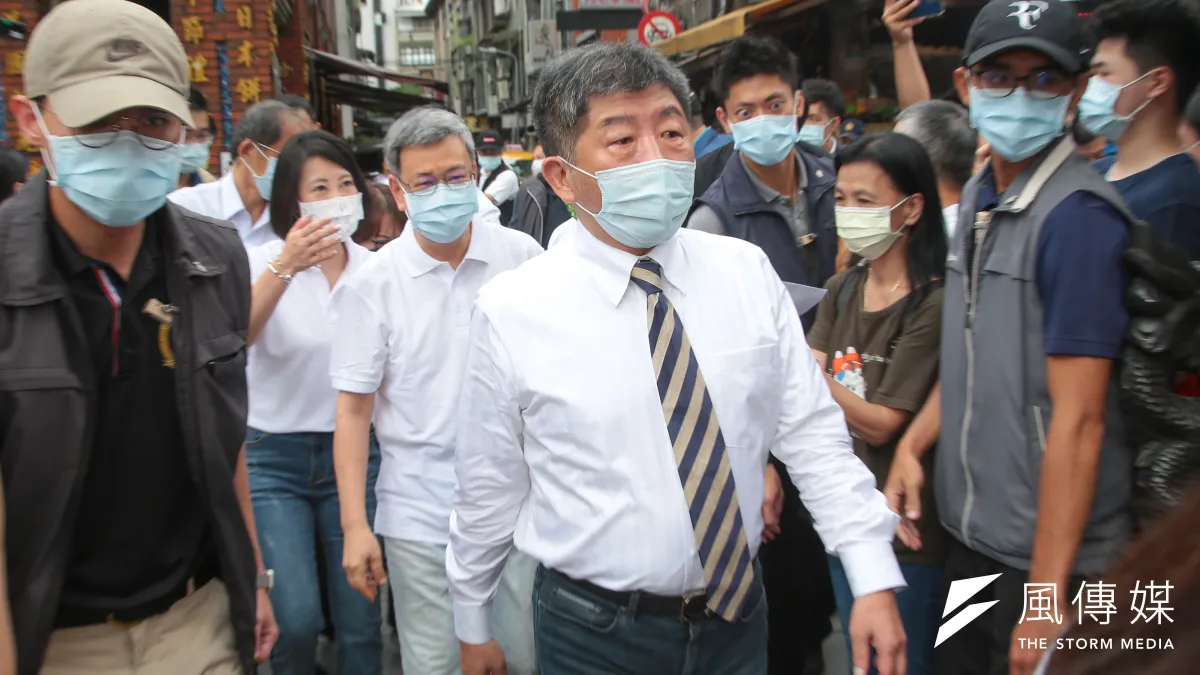 民進黨台北市長參選人陳時中。(顏麟宇攝)