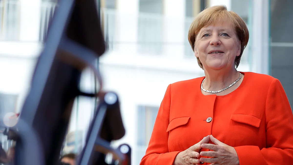 德國總理梅克爾。(美聯社)