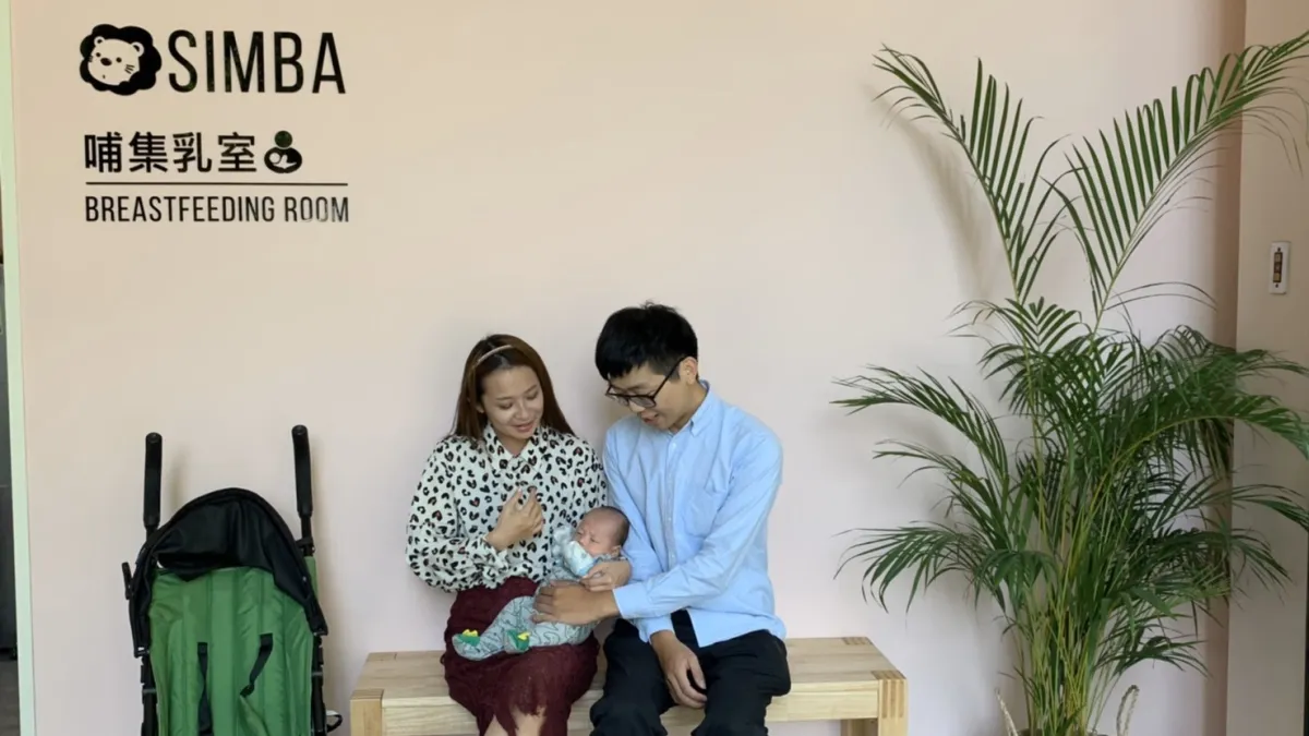 台中市政府在台灣燈會兩處展區設置哺集乳室,裡面有洗手設施及酒精、濕紙巾等,也提供座椅讓在外等候的家長休息。(圖/臺中市政府提供)