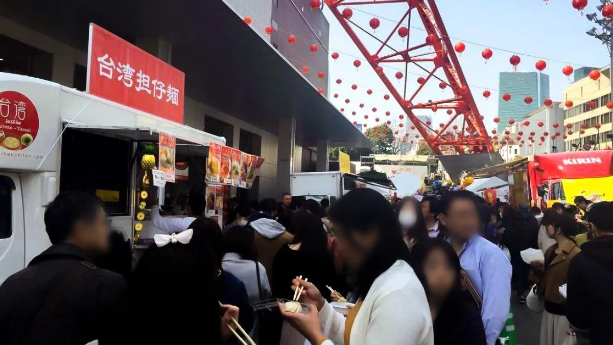 新型冠狀病毒蔓延前,日本各地時常舉辦有關臺灣的物產、文化的「臺灣節」,讓日本的哈臺族心滿意足。(圖/作者提供)