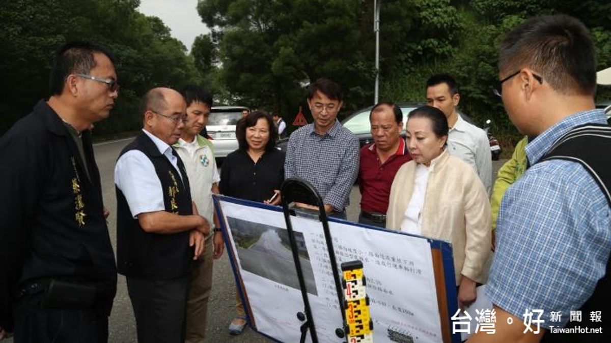 提升用路人安全 張花冠會勘縣道166線 提升用路人安全 張花冠會勘縣道166線