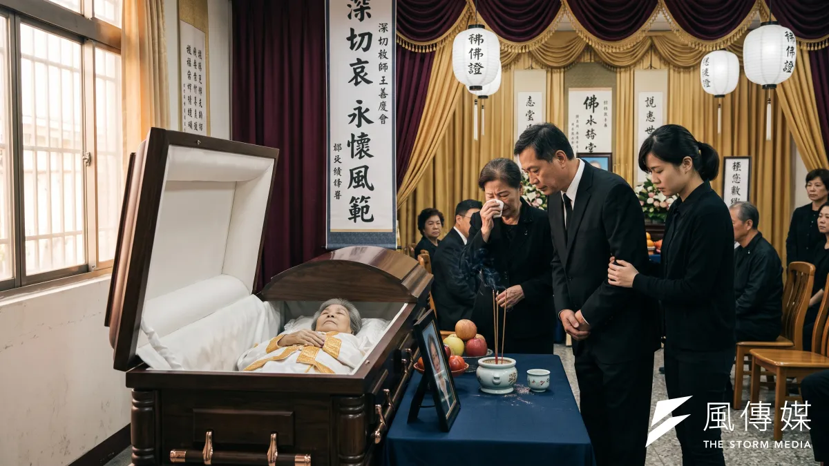 為何喪禮一定要瞻仰遺容?不只是傳統儀式,背後竟藏「1法律機制」。(示意圖/Gemini生成)