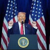 2026年1月6日,美國華府,美國總統唐納.川普(Donald Trump)在共和黨眾議員年度政策會議上發表談話。(美聯社) 2026年1月6日,美國華府,美國總統唐納.川普(Donald Trump)在共和黨眾議員年度政策會議上發表談話。(美聯社)