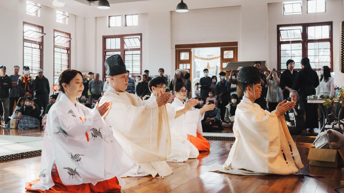 台日雙神主聯手祈福!高雄市武德殿「祈願祭」歡喜迎新 | 徐炳文 | 地方新聞 - 風傳媒