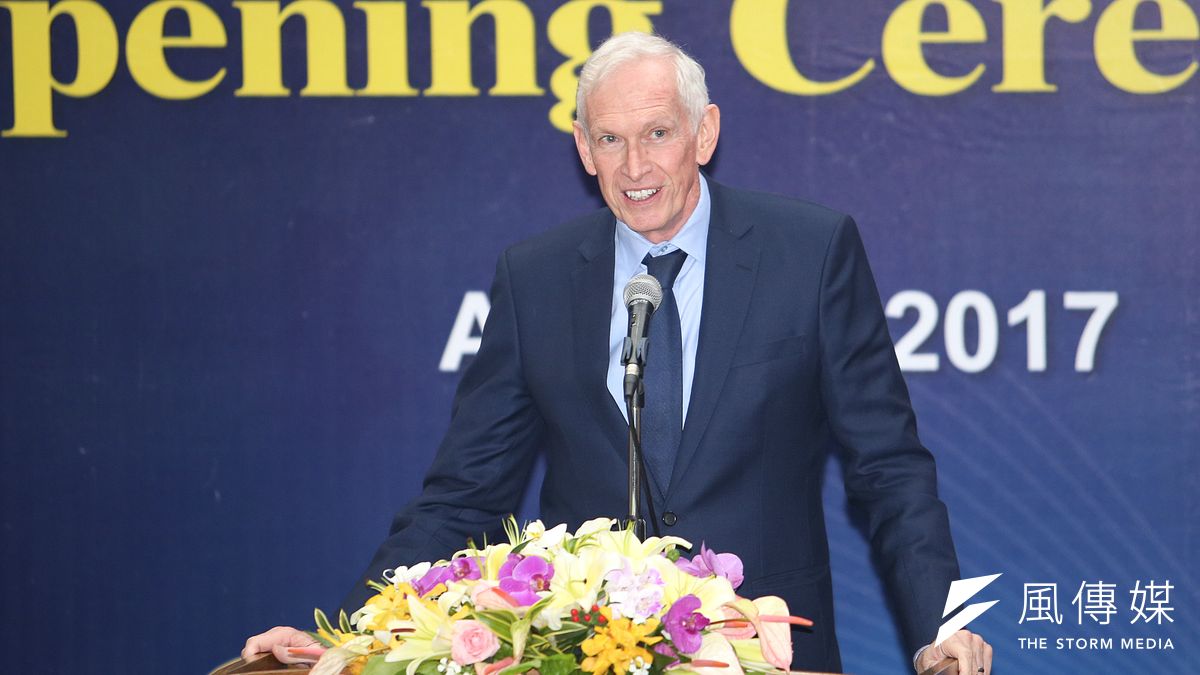 美國在台協會主席莫健 (James Moriarty)一行3人11日至16日訪問台灣,並將出席AIT內湖新址啟用典禮。(資料照,陳明仁攝) 美國在台協會主席莫健 (James Moriarty)一行3人11日至16日訪問台灣,並將出席AIT內湖新址啟用典禮。(資料照,陳明仁攝)