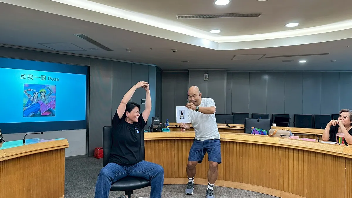 picul泰山森林書屋「故事陪伴力練習課」。(圖/新北市原民局提供) picul泰山森林書屋「故事陪伴力練習課」。(圖/新北市原民局提供)