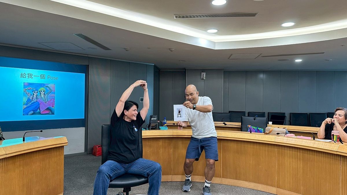 picul泰山森林書屋「故事陪伴力練習課」。(圖/新北市原民局提供) picul泰山森林書屋「故事陪伴力練習課」。(圖/新北市原民局提供)