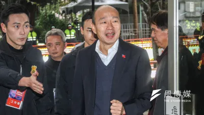 新黨主席郁慕明認為,國民黨總統候選人韓國瑜(見圖)代表庶民,挑戰的就是權貴作風的總統蔡英文,而庶民的選票遠比權貴多很多。(資料照,蔡親傑攝)