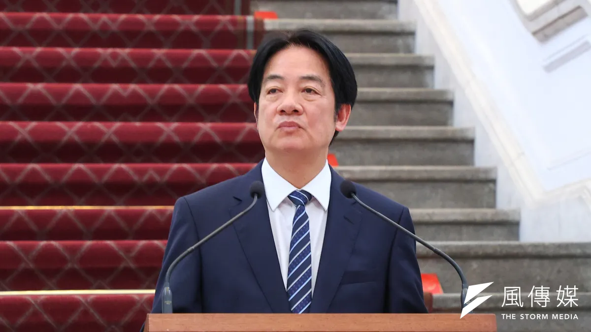 總統賴清德20日發表執政周年談話,通篇未提兩岸關係,引起外界高度議論。(顏麟宇攝)
