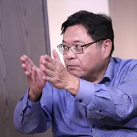 中經院地域発展研究センター主任の劉大年が風傳媒の番組『下班國際線』で、アメリカの対等関税が台湾に与える影響について議論する。(写真/柯承惠撮影) 中經院地域発展研究センター主任の劉大年が風傳媒の番組『下班國際線』で、アメリカの対等関税が台湾に与える影響について議論する。(写真/柯承惠撮影)