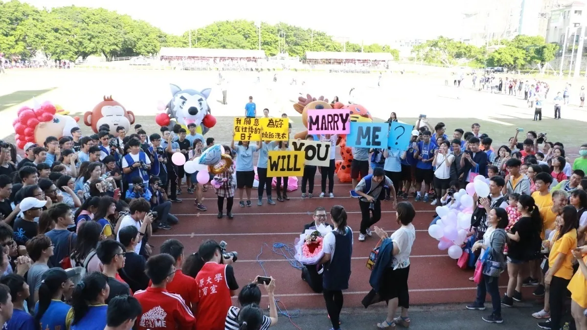 中原大學公益校友日 師生回娘家響應「公益米」