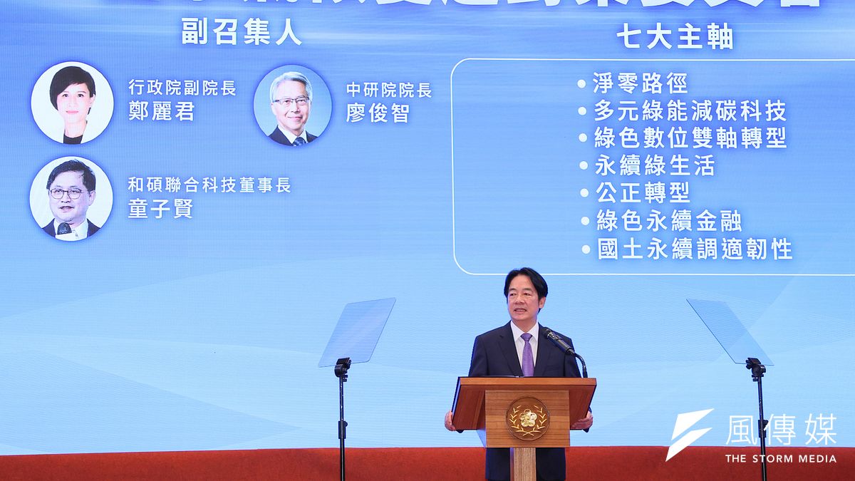 總統賴清德成立的「國家氣候變遷對策委員會」成軍,將召開首次會議。(資料照,顏麟宇攝) 總統賴清德成立的「國家氣候變遷對策委員會」成軍,將召開首次會議。(資料照,顏麟宇攝)