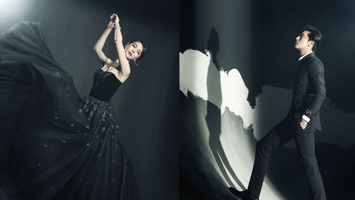 金馬入圍形象照曝光,謝盈萱(左)裙舞展現力與美,邱澤(右)眼神超「殺」狂圈粉。(金馬執委會提供/影像合成:風傳媒) 金馬入圍形象照曝光,謝盈萱(左)裙舞展現力與美,邱澤(右)眼神超「殺」狂圈粉。(金馬執委會提供/影像合成:風傳媒)