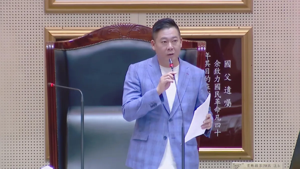 無黨籍雲林縣議會議長黃凱疑涉收綠能業者賄賂。(取自黃凱臉書粉絲專頁)