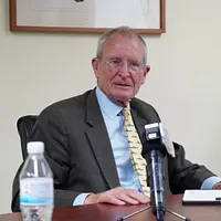元米軍太平洋司令官のブレア氏は、台湾軍と解放軍の両方が実戦経験に欠けるが、台湾軍にはさらに大きな劣勢があると指摘した。(写真/張曜麟撮影) 元米軍太平洋司令官のブレア氏は、台湾軍と解放軍の両方が実戦経験に欠けるが、台湾軍にはさらに大きな劣勢があると指摘した。(写真/張曜麟撮影)