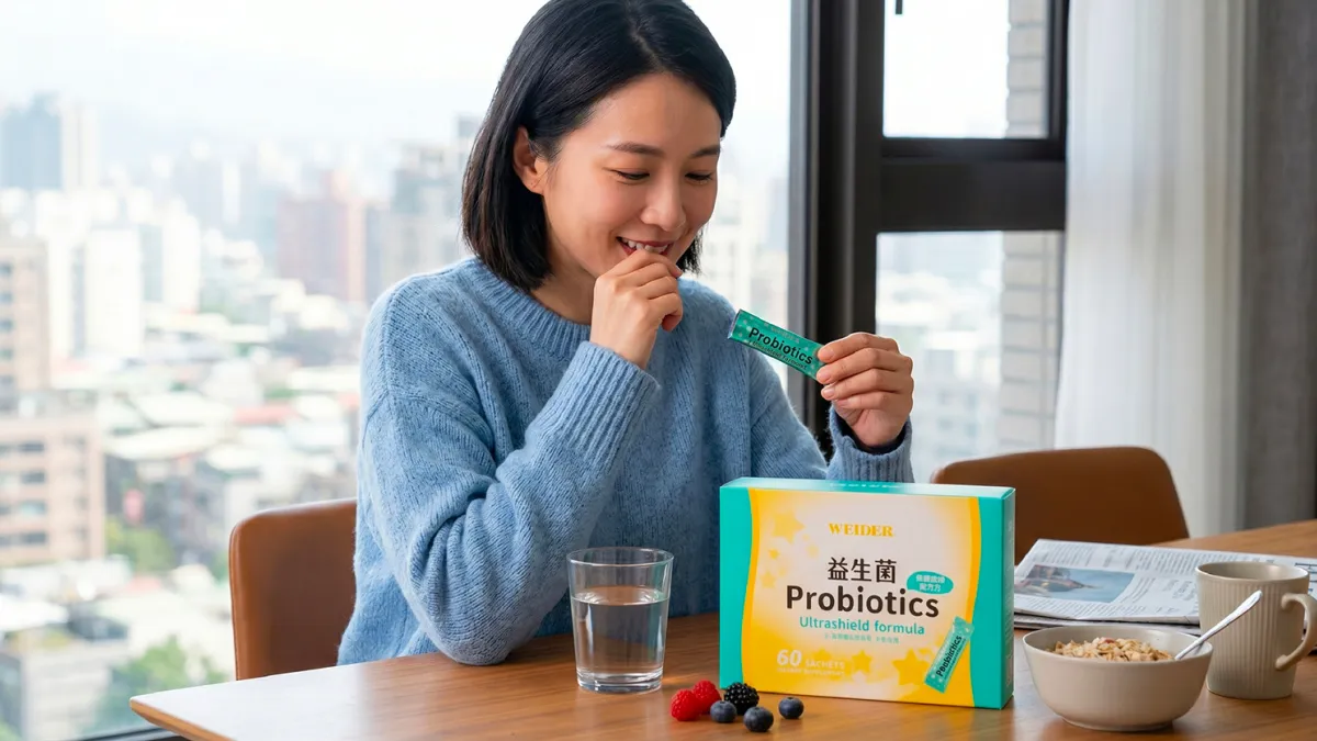 換季保養需求升溫 益生菌成日常營養補充關注品項。(圖:Weider 威德提供)