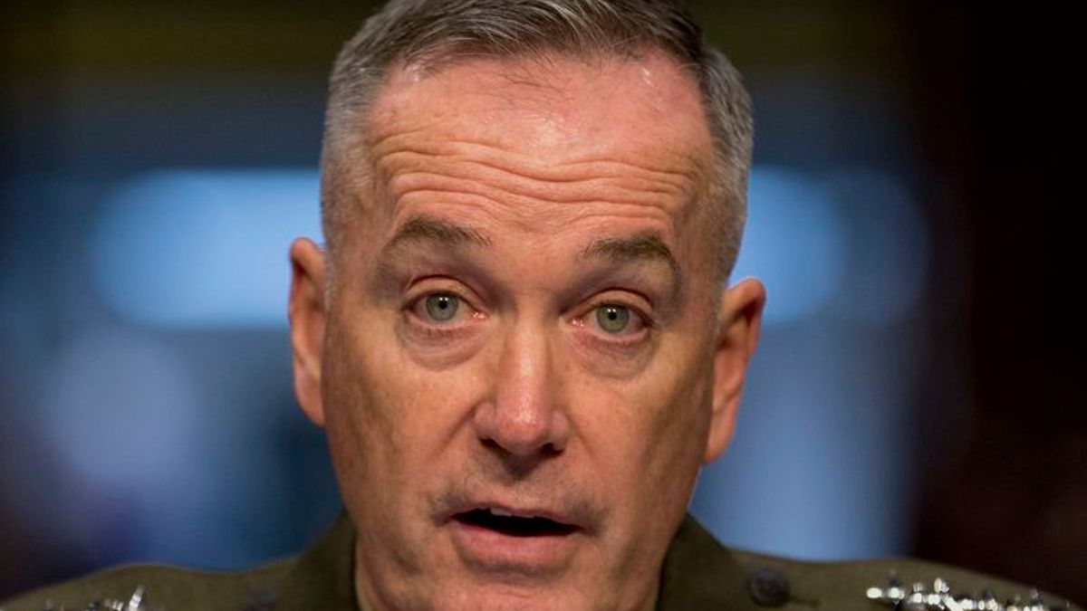 參謀首長聯席會議主席被提名人、現任陸戰隊司令鄧福德(Joseph Dunford) 參謀首長聯席會議主席被提名人、現任陸戰隊司令鄧福德(Joseph Dunford)