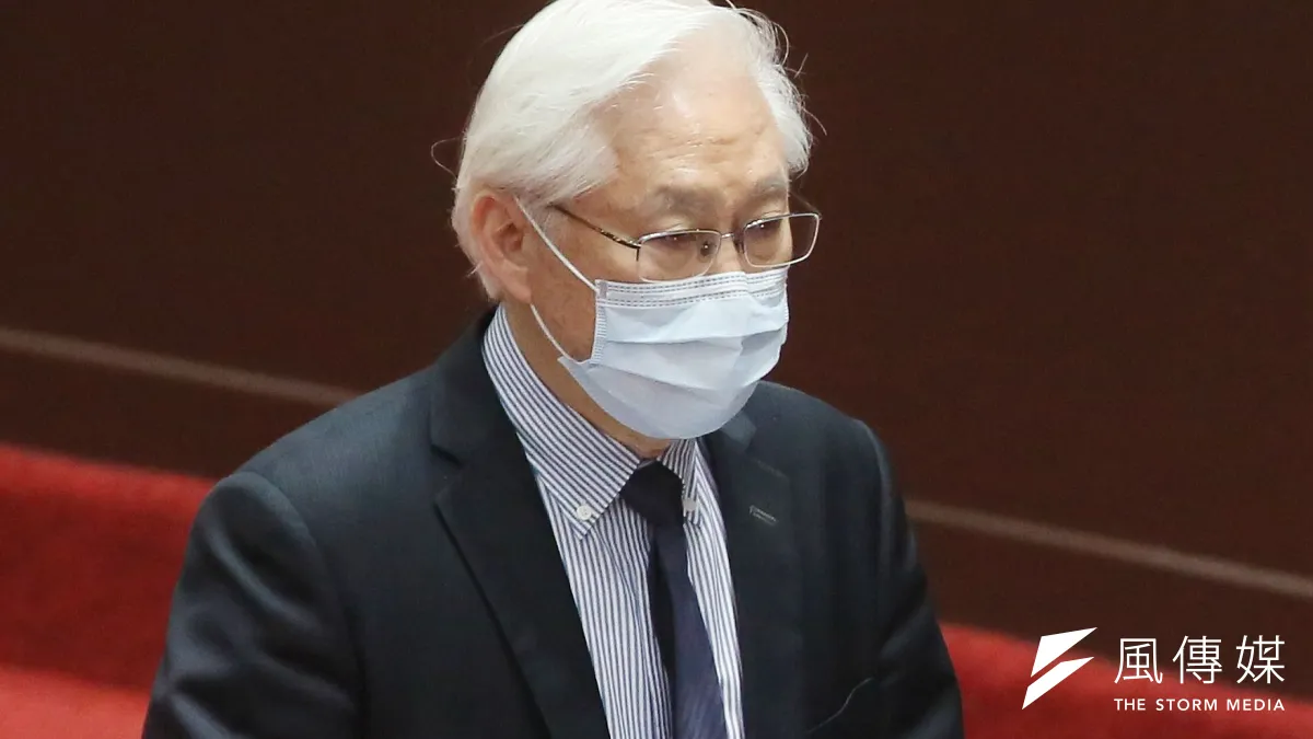 科技部長吳政忠在立法院備詢時表示,三家被耶魯大學點名的科技廠商應該加入民主國家行列,制裁俄羅斯。(柯承惠攝)