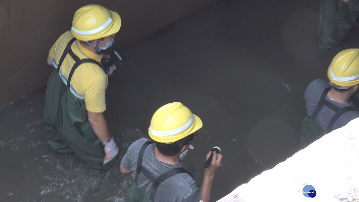 內湖大淹水會勘 疑排水設施常態積水 內湖大淹水會勘 疑排水設施常態積水