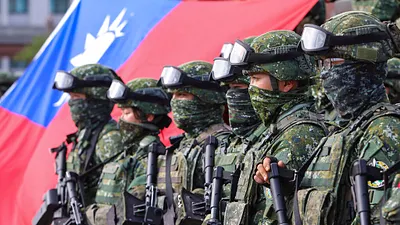 2023年1月,國軍在高雄舉行實戰話操演。(資料照,美聯社)