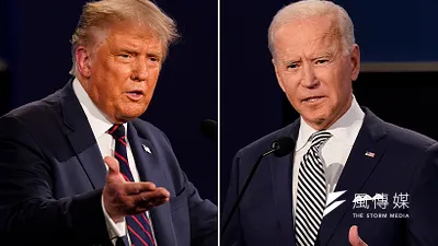 2020美國總統大選,川普拜登對戰組圖。(美聯社/風傳媒後製)