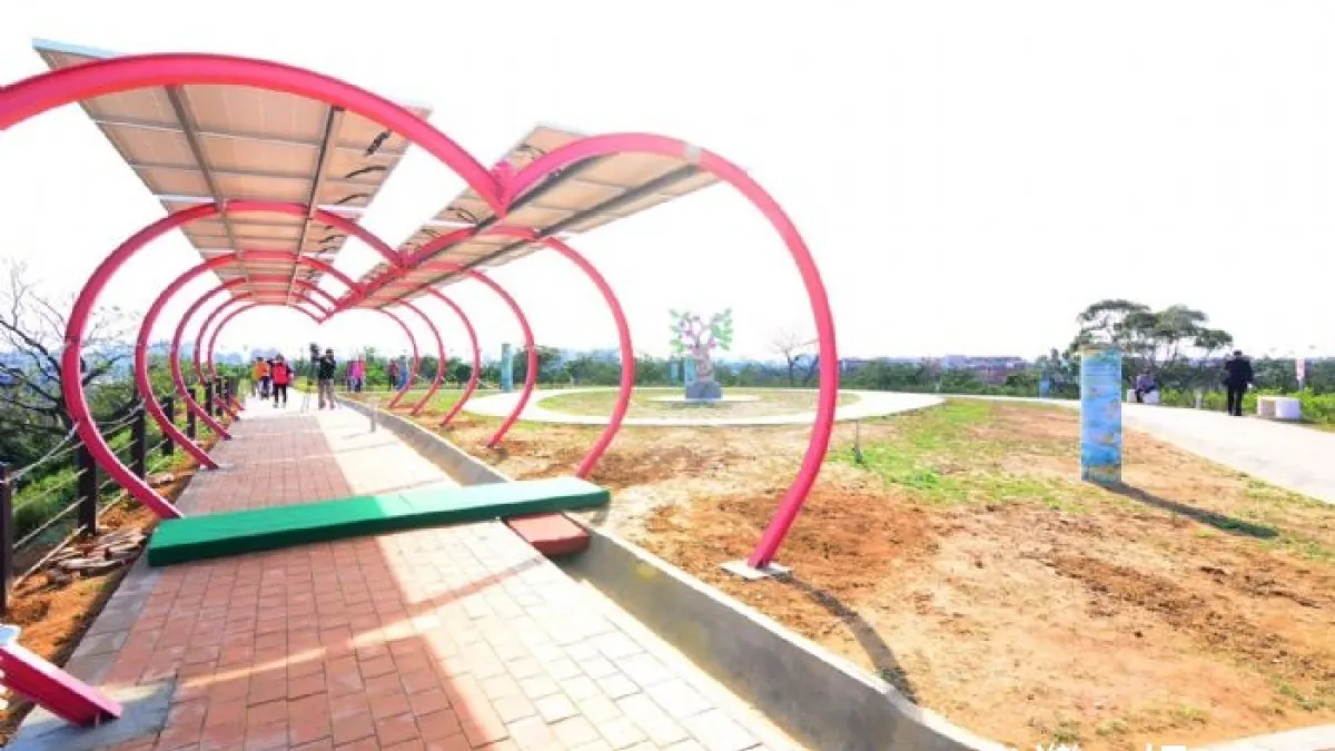 結合太陽能光電設施 水尾復育公園轉型成綠能基地
